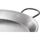 Polished steel paella pan for induction 36cm (REF5336)