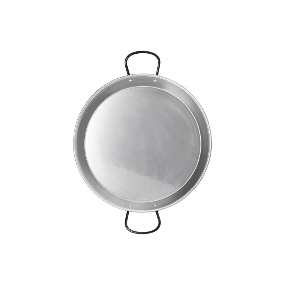 Polished steel paella pan for induction 36cm (REF5336)