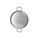 Polished steel paella pan for induction 36cm (REF5336)