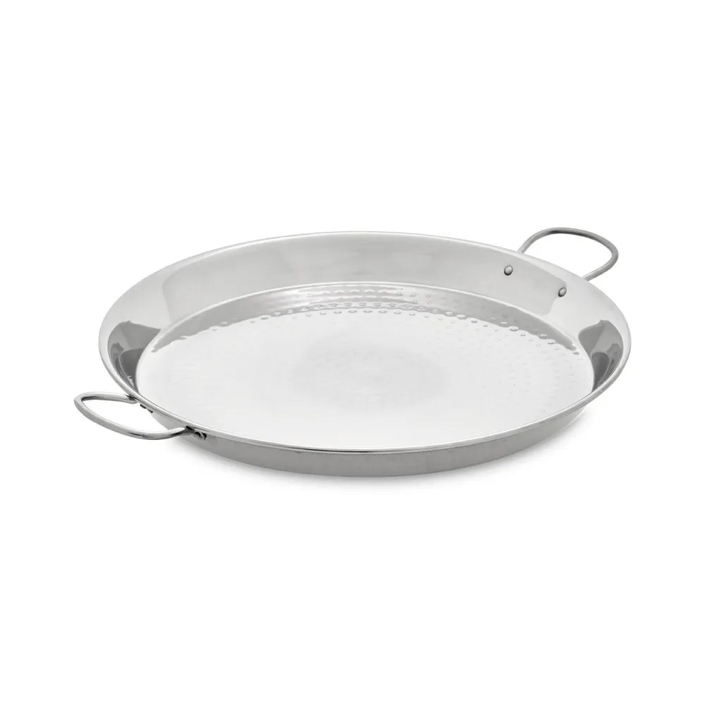 Paella pan from stainless steel (REF03)