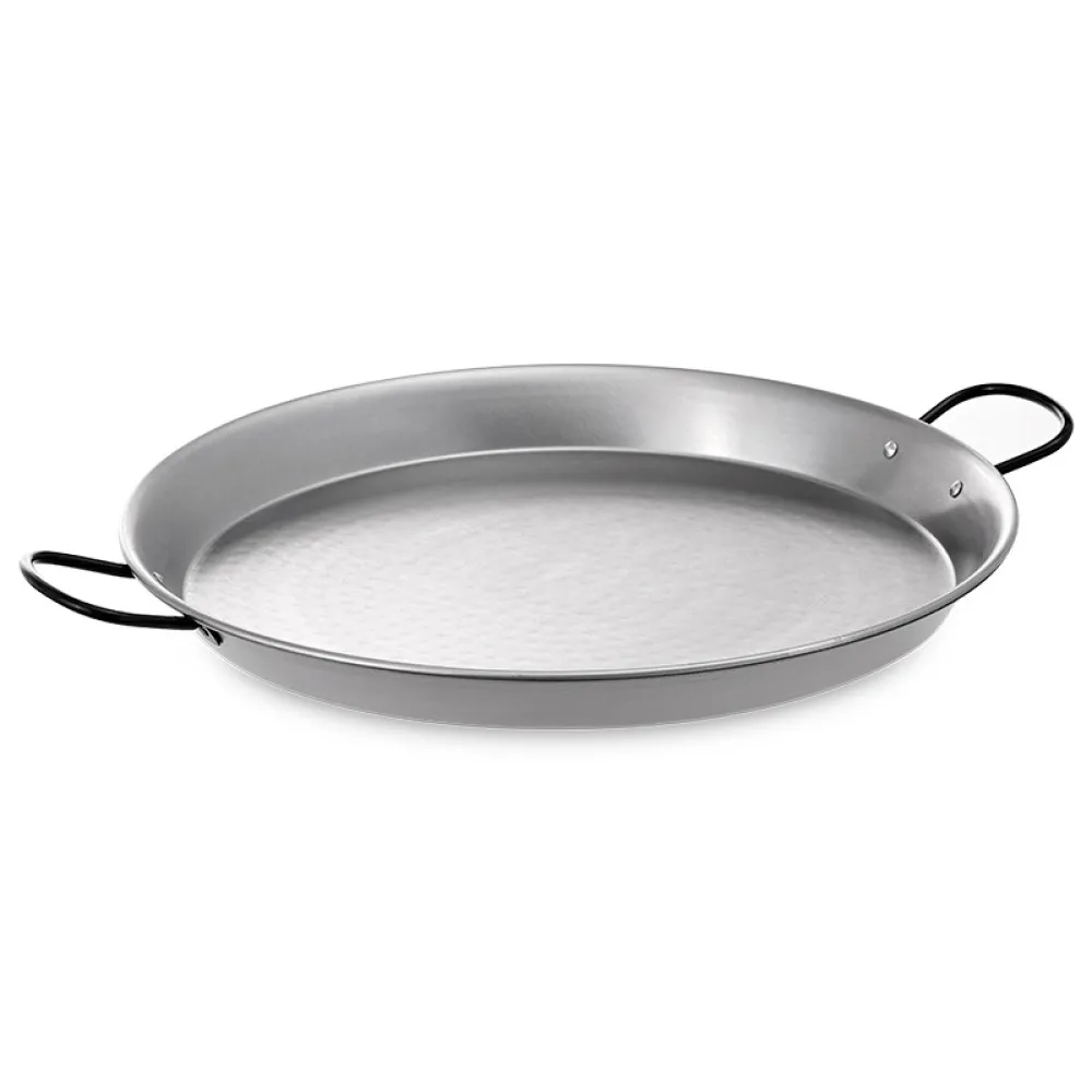 Polished steel paella pan extra (REF46)