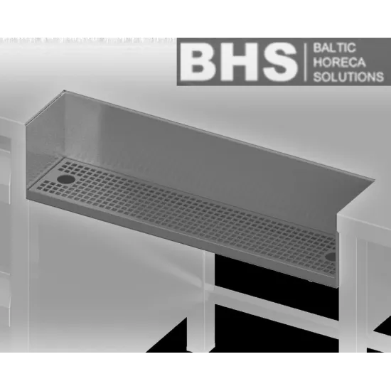 Drenāžas paliktnis kafijas galdam