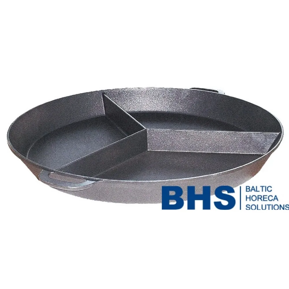 Paella pan D-800 mm with 3 partitions (L00-00527)