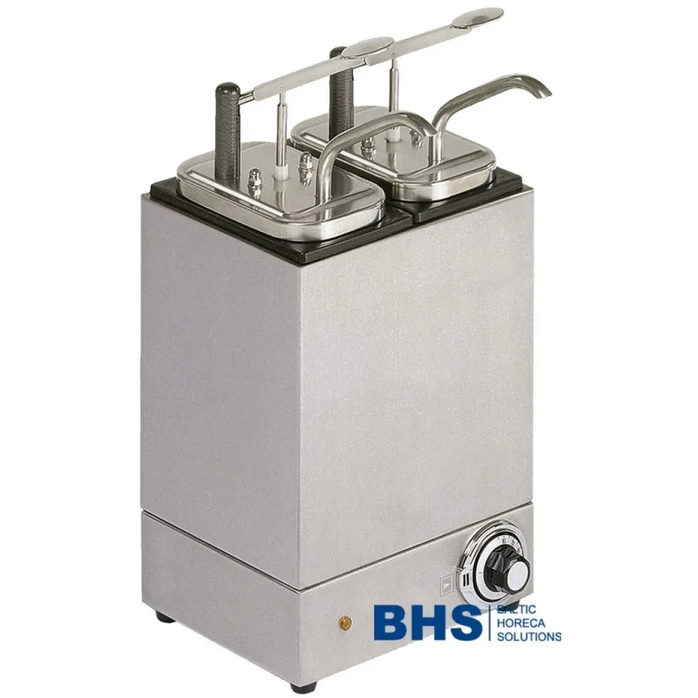 Heated sauce dispenser with 2 pumps (L05-51534)