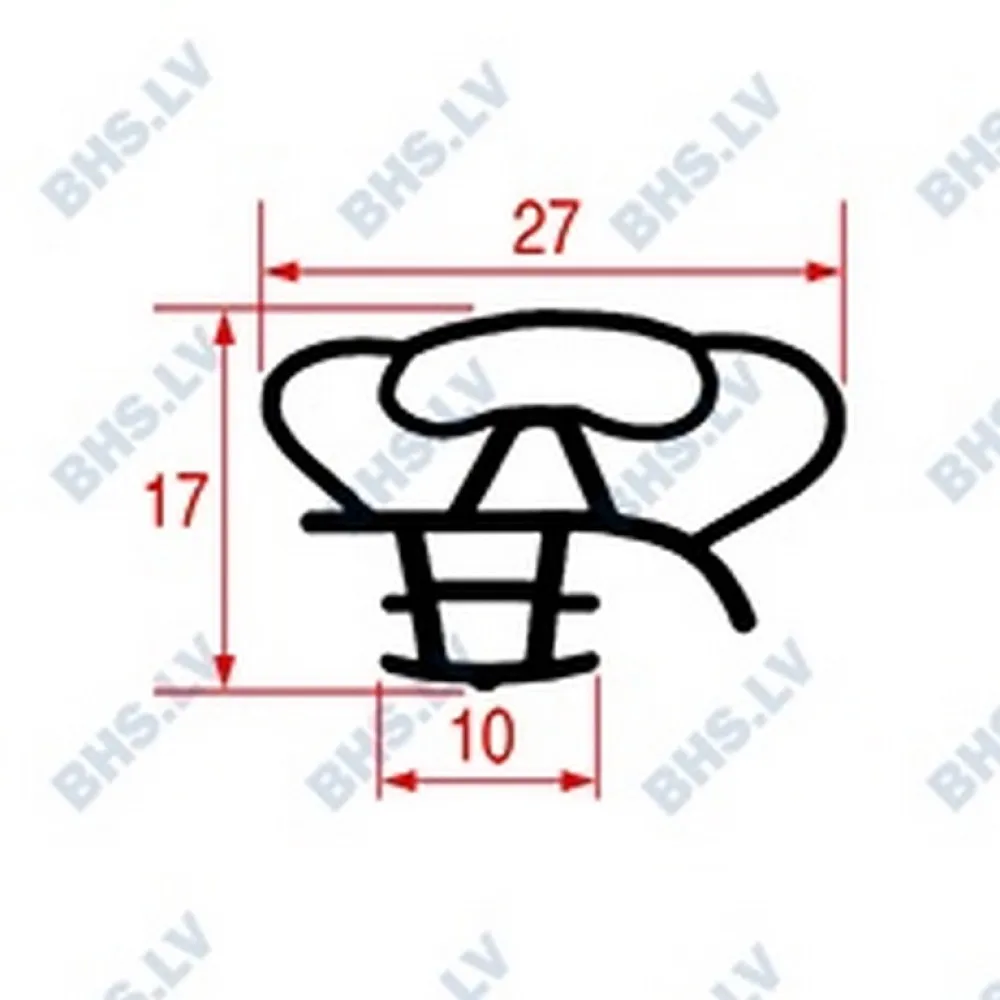 SNAP-IN GASKET 1300x580 mm (L3786261)