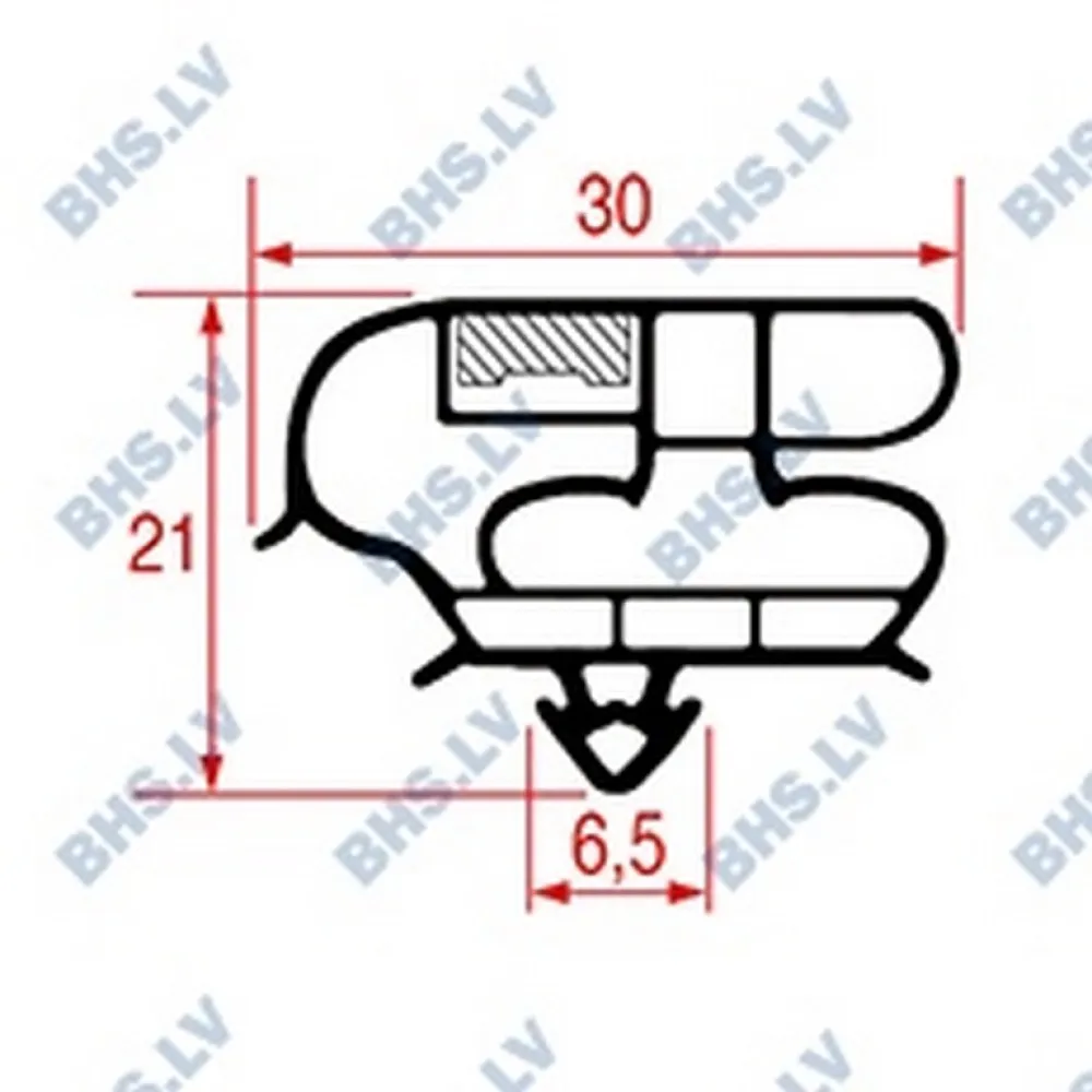 SNAP-IN GASKET 765x610 mm (L4094153)