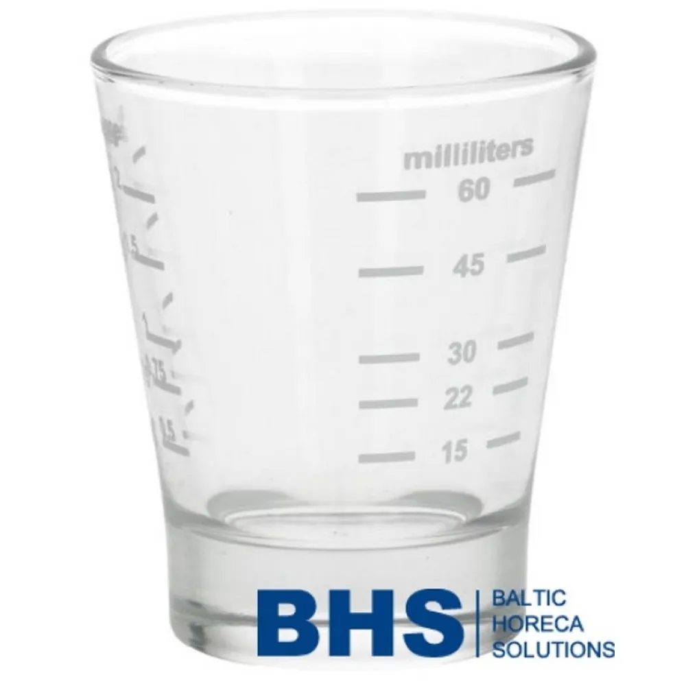 Glass measuring cup 15/60 ml (L1080200)