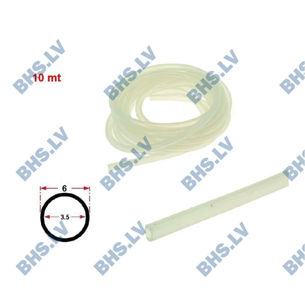 SILICONE HOSE ø3,5x6 SHORE 60 - 1m (L1449679)