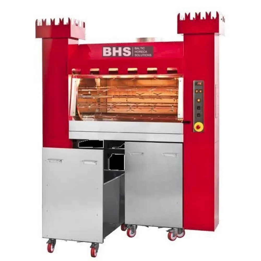 Gril à poulet au feu de bois 72P-TORRE combinato