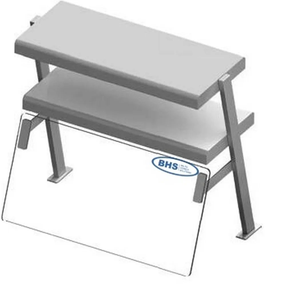 Aizsargstikls ar dubulto plauktu 774-45 (ST253081)