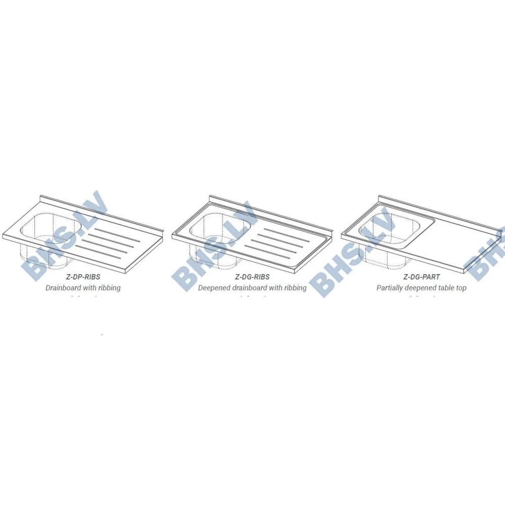 Padziļināta galda virsma (DI0)