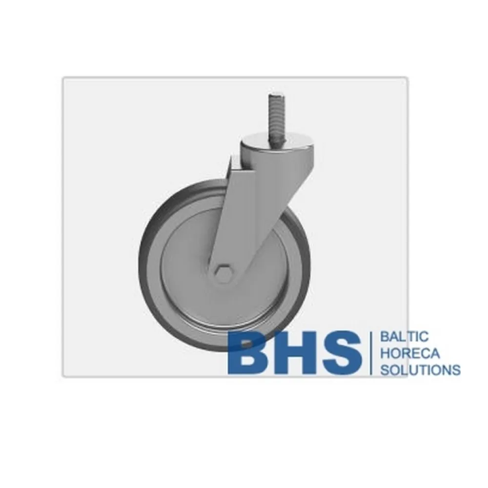 Nerūsējošā tērauda riteņu komplekts 125 mm (A-ST-RN125)