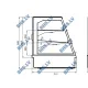 Vitrine chauffante ADDA HOT GN2 libre service (1191110D)