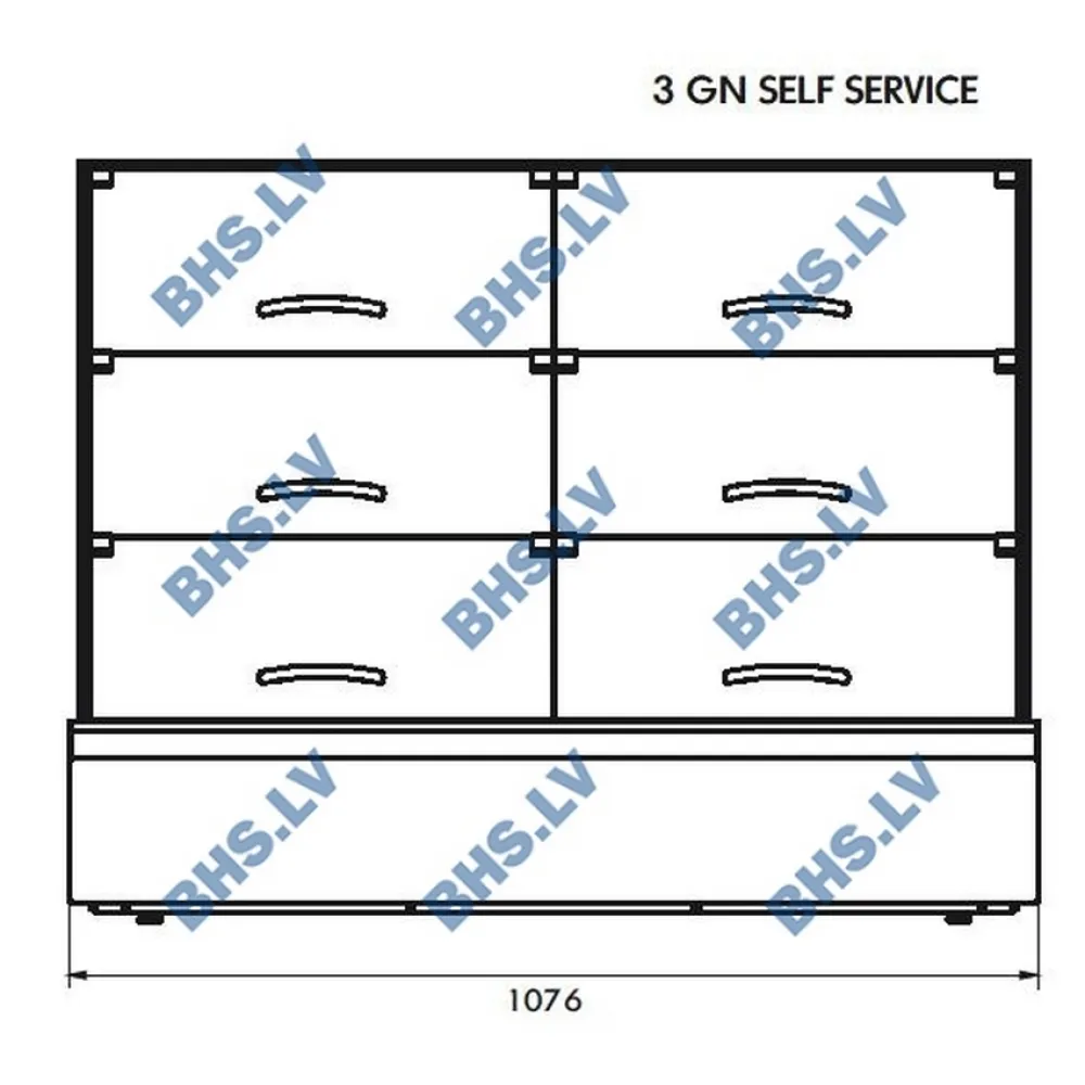 Vitrine de refroidissement ADDA COLD GN3 (1190130U)