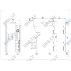 Electromechanical batch freezer BFE400A