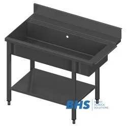 Table à lave-vaisselle avec grand évier 800