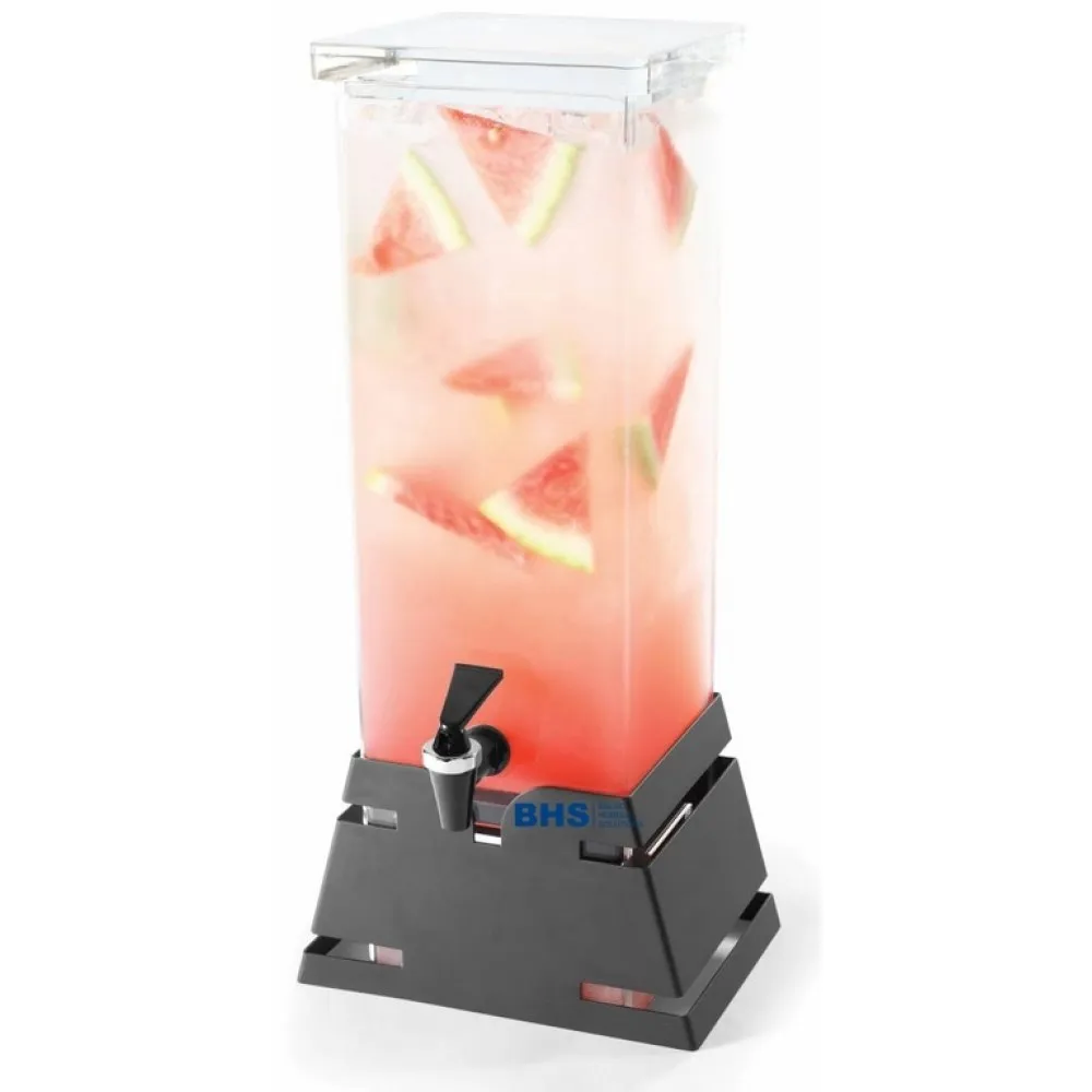 Distributeur de boissons avec support noir mat 7,5 L (FLD144)