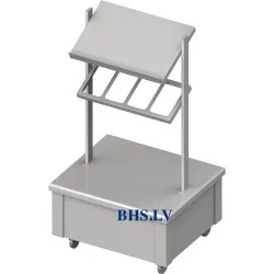 Sideboard for trays, cutlery