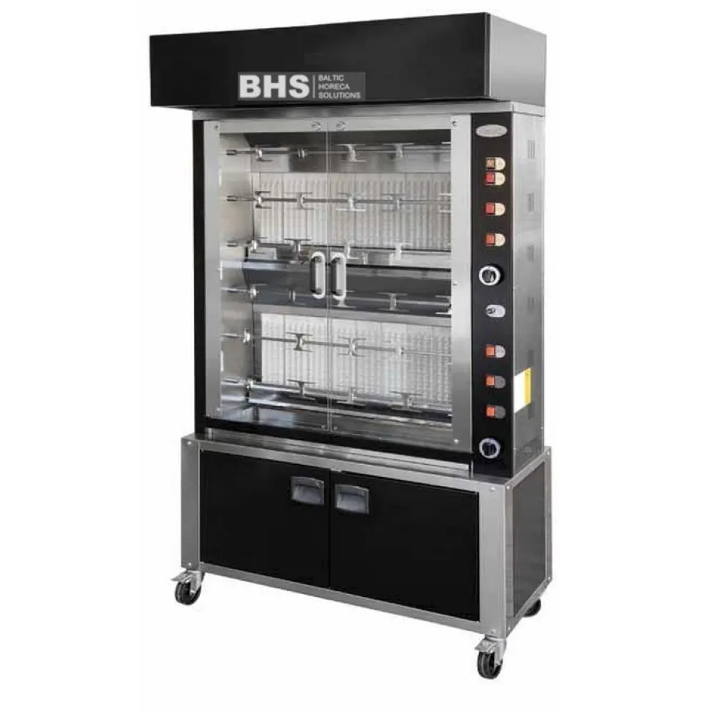 Gril à poulet au gaz 48P-ELBA Plus (48P-ELBA Plus gas)