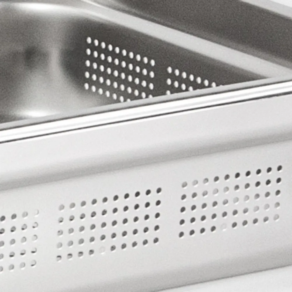 Bac perforé GN1/1 , h-100,  s/steel , STANDART (121104)