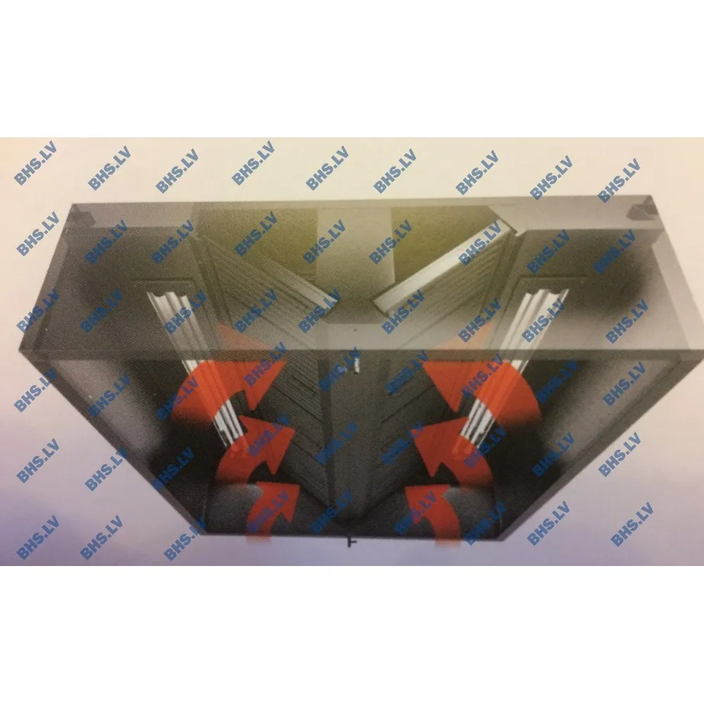 Hotte de ventilation centrale avec filtres HNCD 2100 (HNCD-210-160-48)