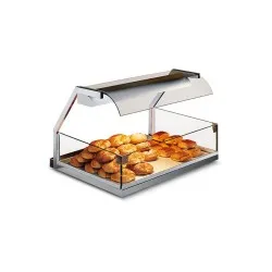 Vitrine avec haut chauffant  30/ 80