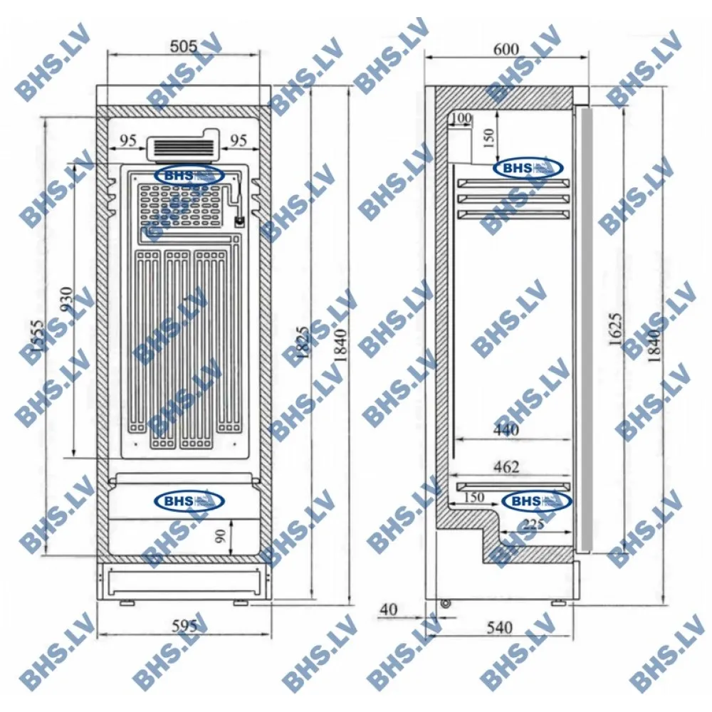 Refrigerator 345 liters (SD1380)