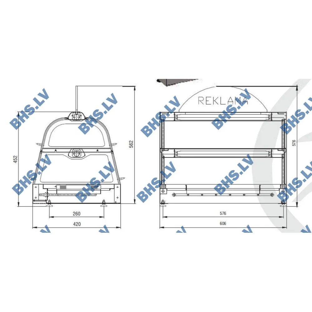 Vitrine chaude Loire Hot (1080110)