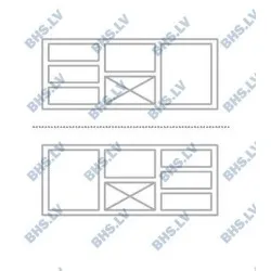 Table de Frigo M241 1300 mm