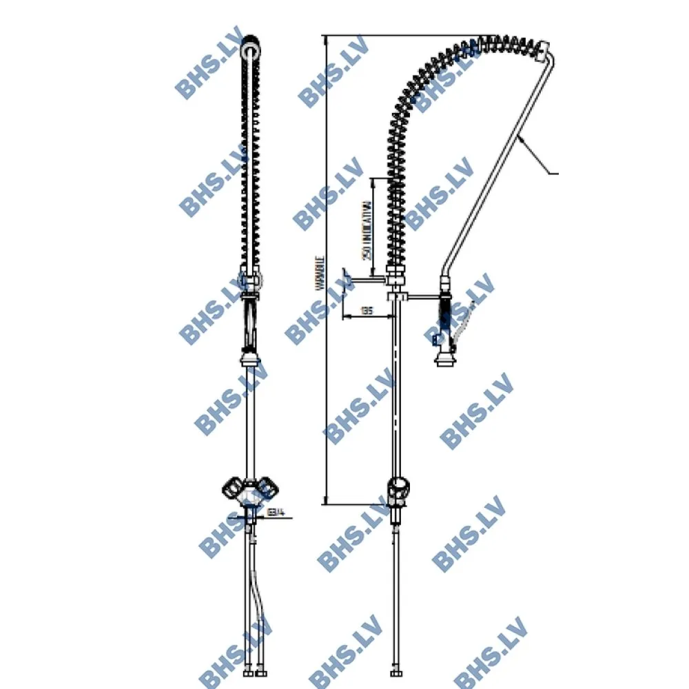 Robinets de douche 20126 (R0101020126)