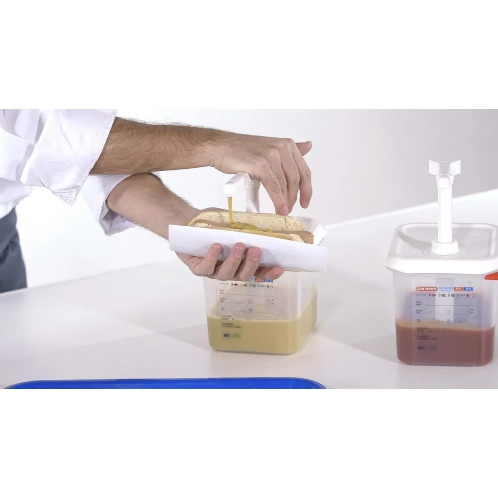 Pump dispenser for sauces GN1/6 (065166)