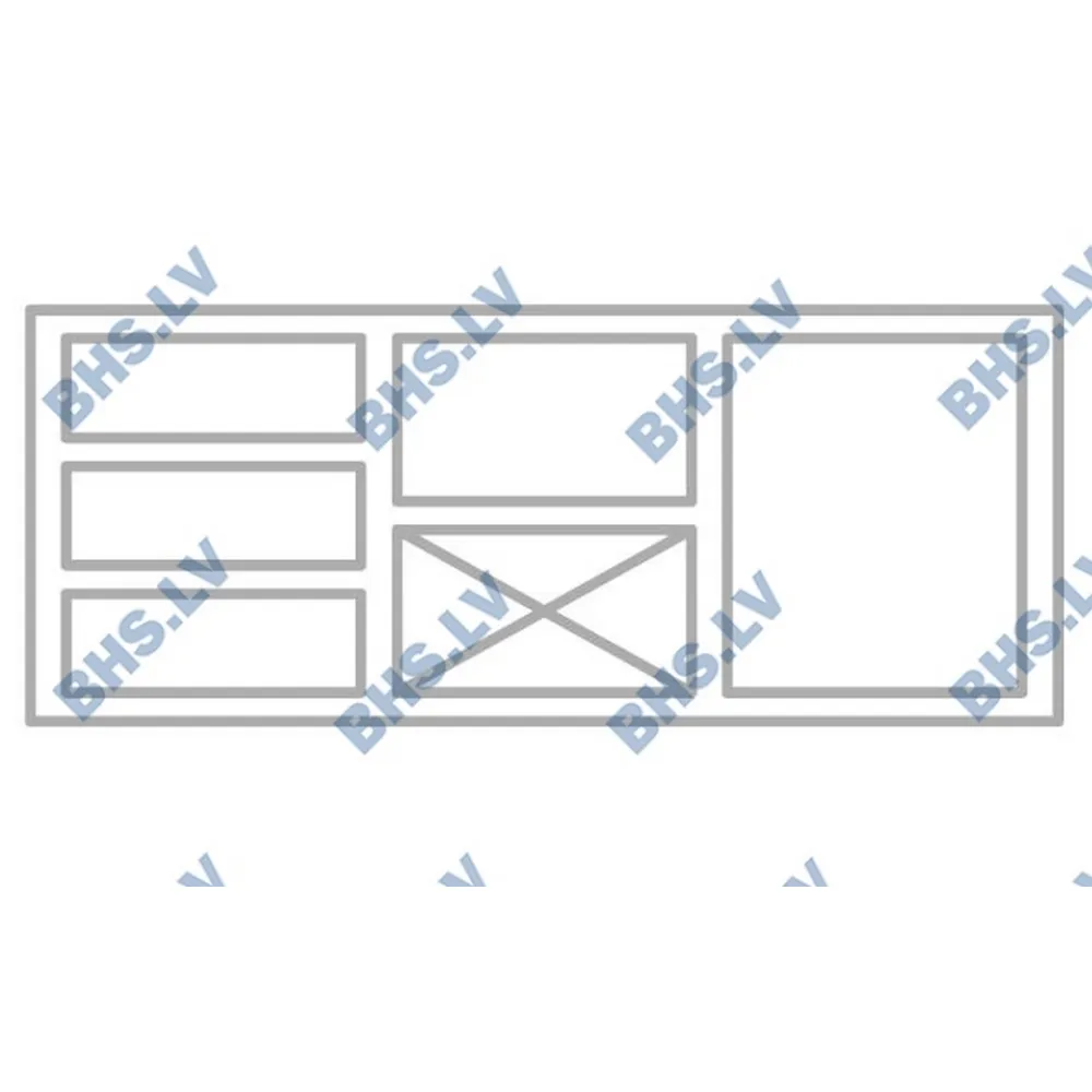 Comptoir de congélation avec plateau en granite M240 1300 mm (BHS-FM0-N240-130/70/90)