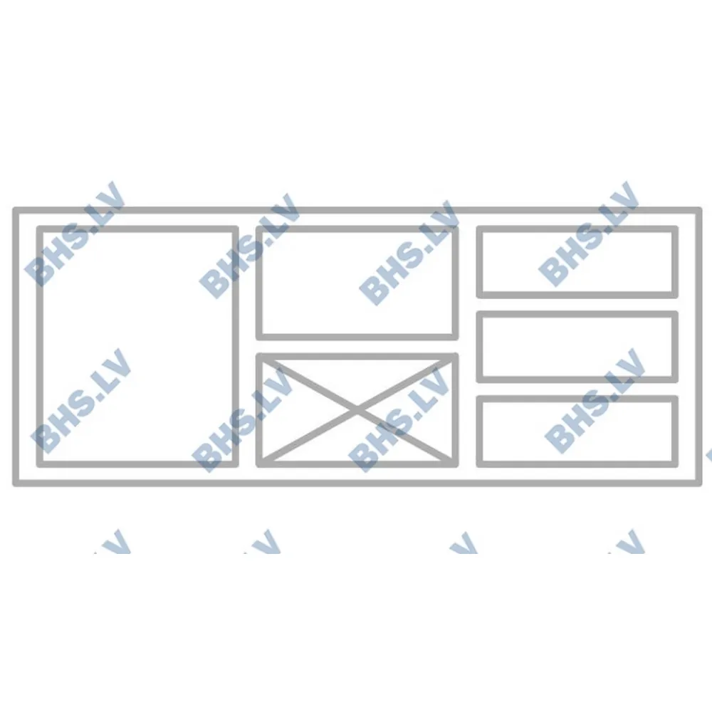 Comptoir de congélation avec plateau en granite M240 1300 mm (BHS-FM0-N240-130/70/90)