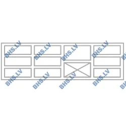 Comptoir de refroidissement avec plateau en granite 1720 mm P323