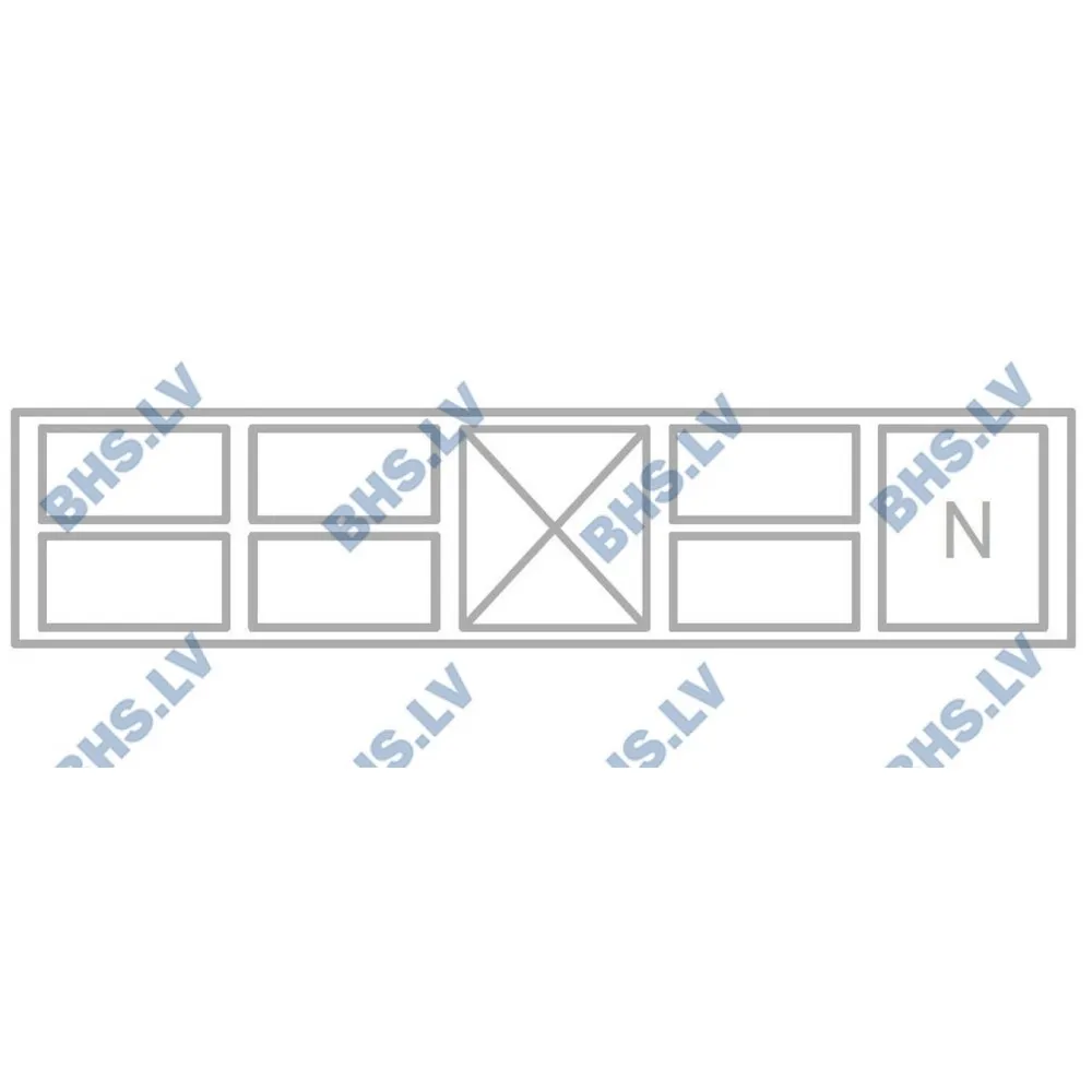 Compteur de refroidissement bas avec tiroir neutre 2000 mm P327 (BHS-FPS-E327-200/70/65)