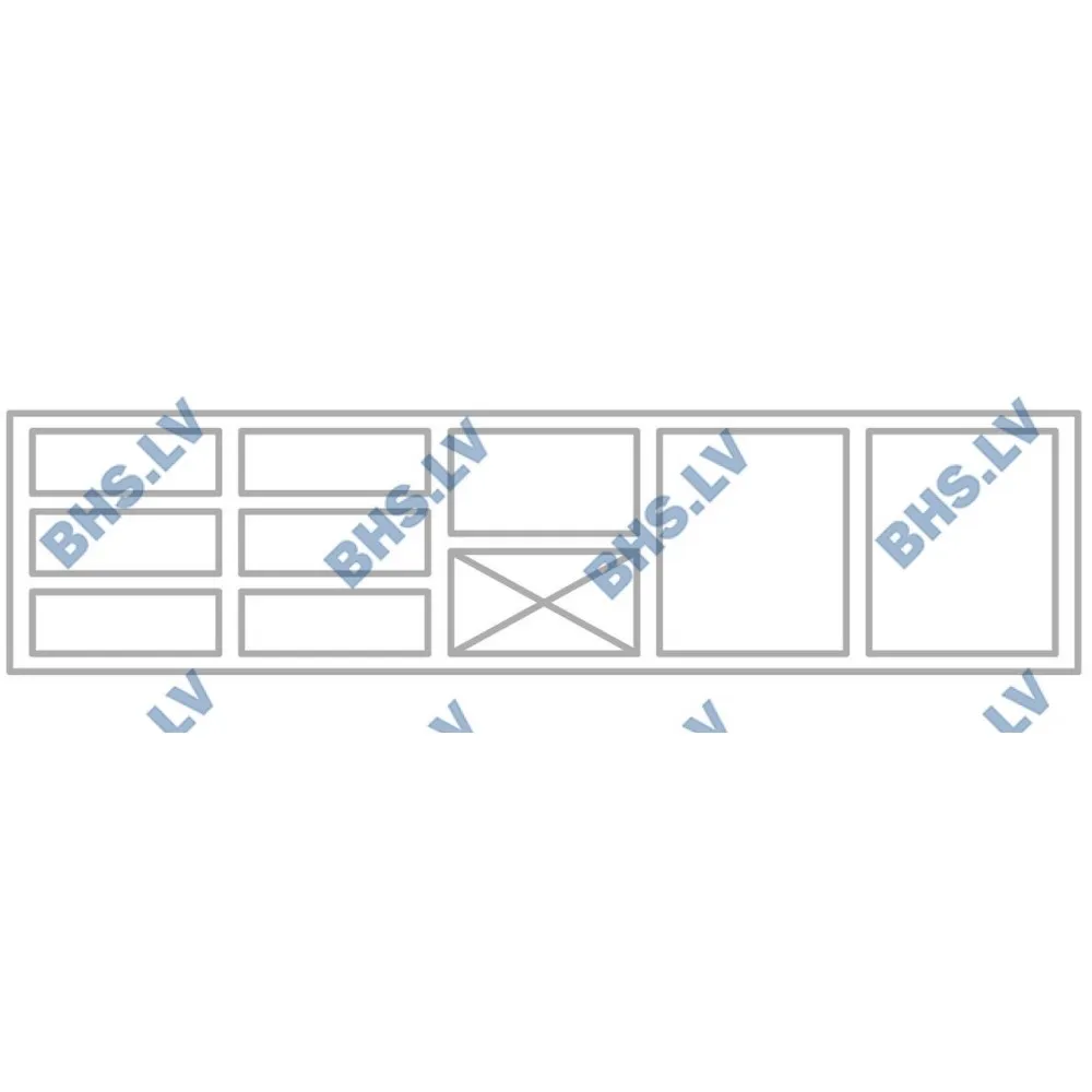Saladette сounter P446 2130 mm (FS0-E446-213/70/90)