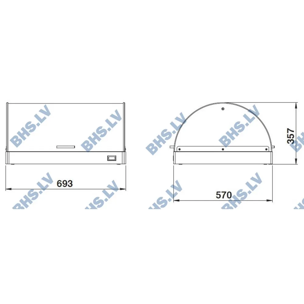 VITRINE FROIDE POUR SNACKS/PÂTISSERIES PANDORA Q (01300PANQL2)