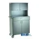 POSTE DE SERVICE EN ACIER INOXYDABLE SUR ROULETTES POLAR2CH (015INPOL2CH)