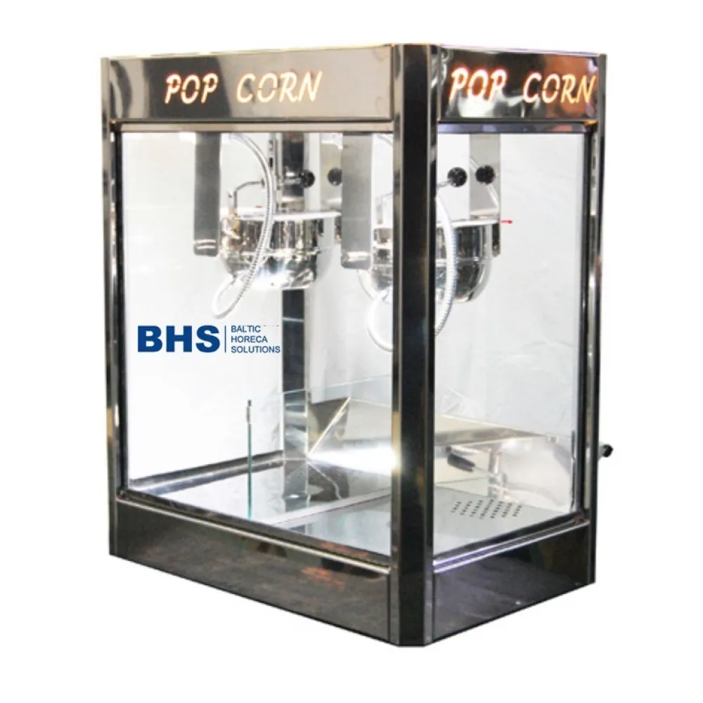 Machine à popcorn Jolly Doppio Inox (JD600-2)