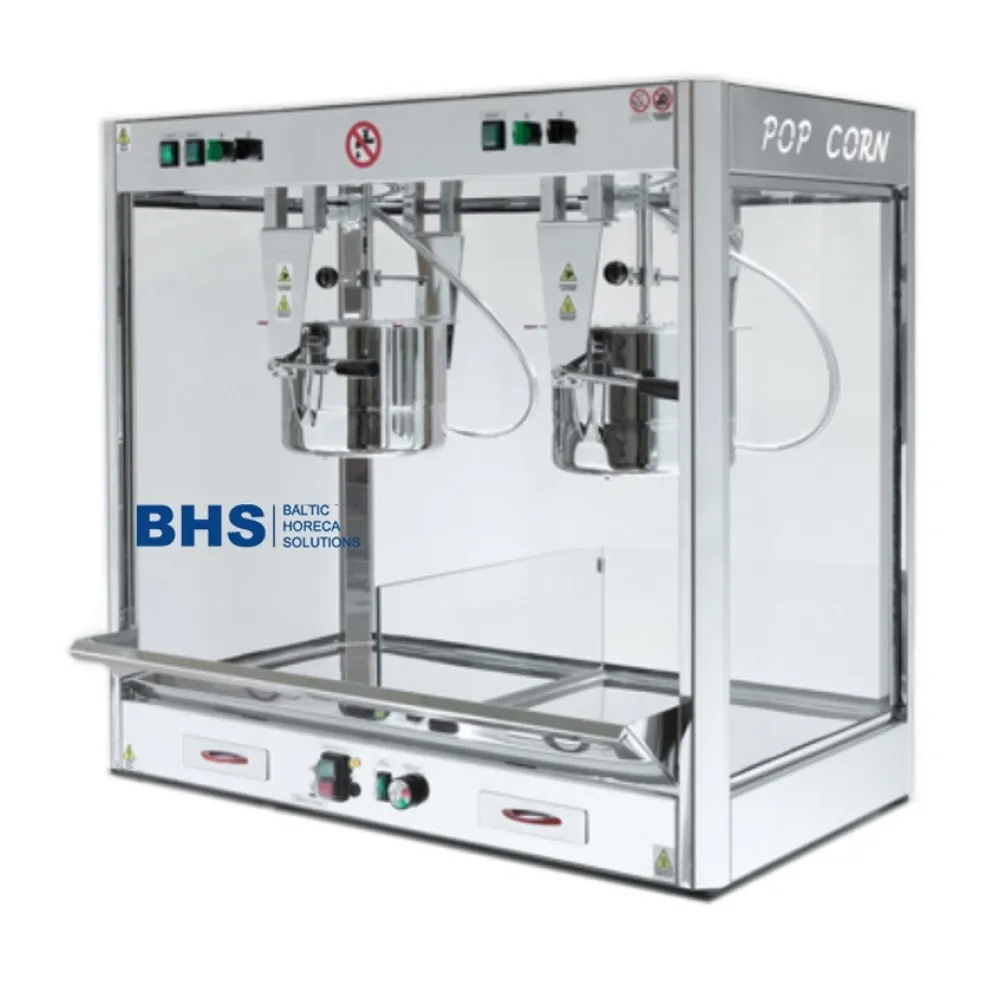 Machine à popcorn Doppio Inox (DI600-2)