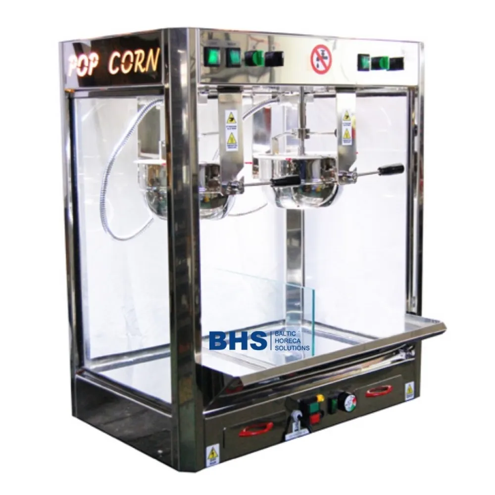 Machine à popcorn Jolly Doppio Inox (JD600-2)