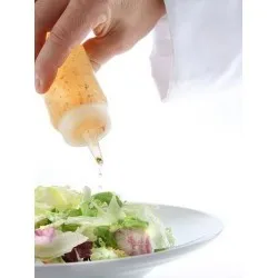 Bouteille doseuse pour sauces 700 ml, transparent