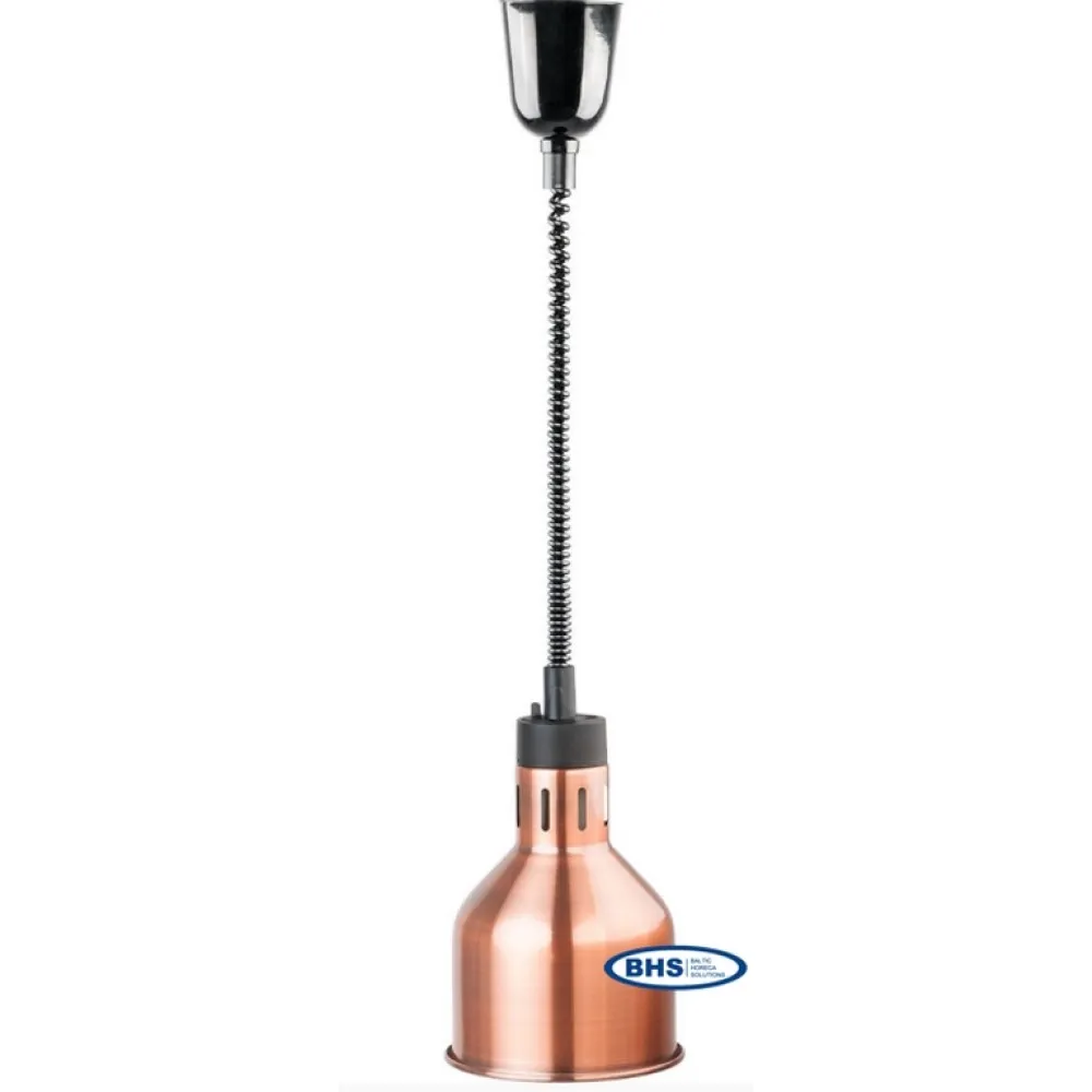 Hanging food heating lamp (copper) 173 mm (692602)