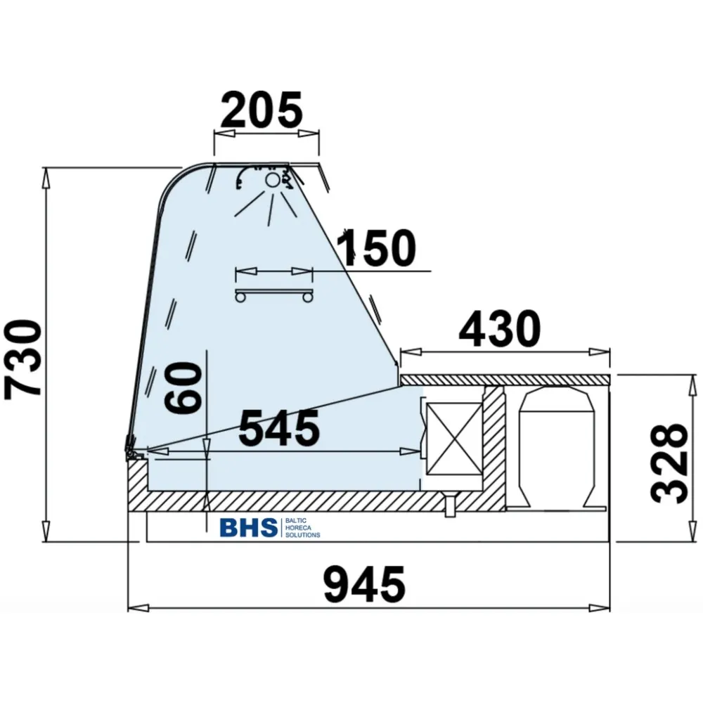 Cold showcase TATIANA 1.5 (TA102)