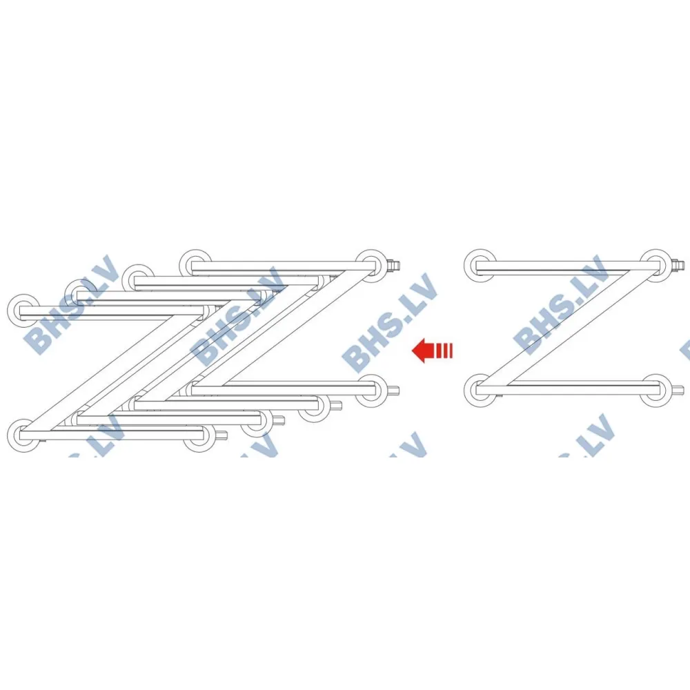 Chariot GN 1/1 plateau 10 (BHS-VTGZ10-38-53-173)