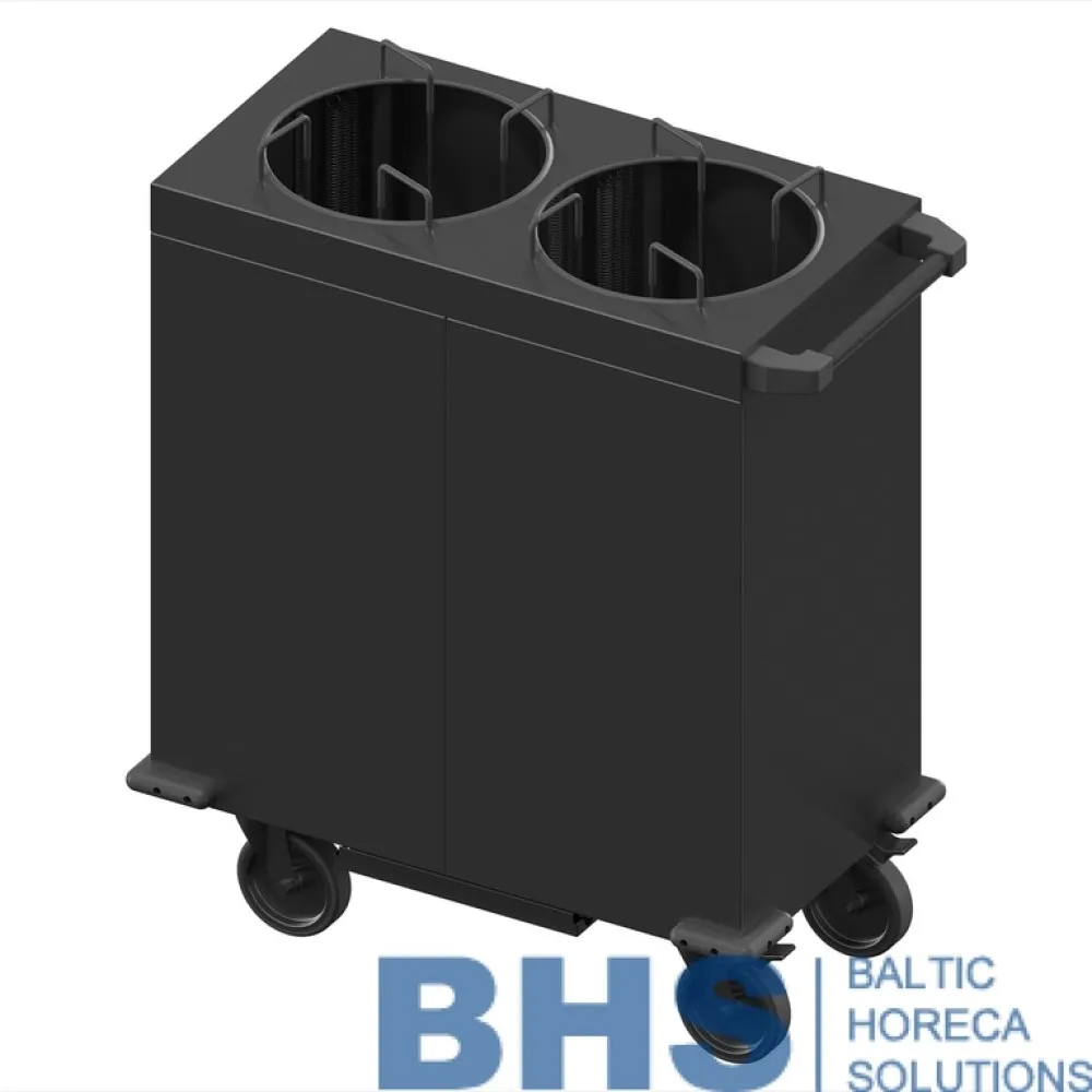 Neitrālie rati-dispensers šķīvjiem (BHS-VTLD2-38/72/90)