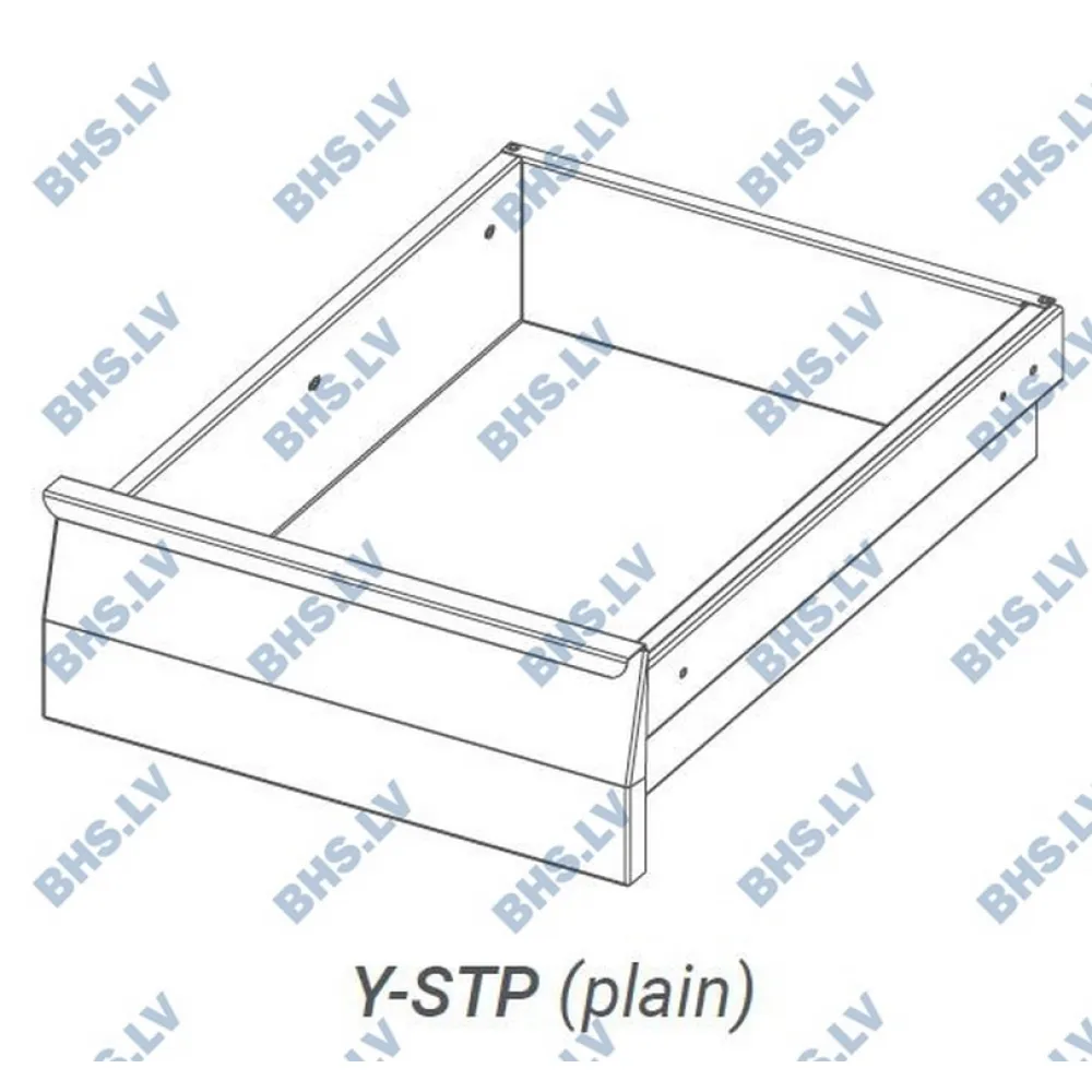 Atvilktņu bloks ar slēgtu aizmuguri GN1/1 traukam ar 4 atvilktnēm (Z-Y-STPU4-SGNU4)