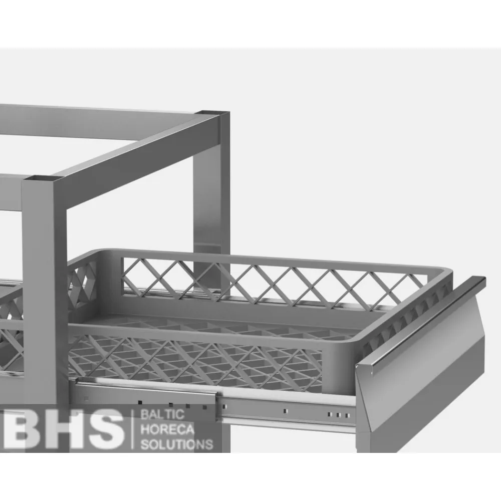 Rāmis ar atvilktnēm trauku groziem (Z-BFDC-65/58/87)