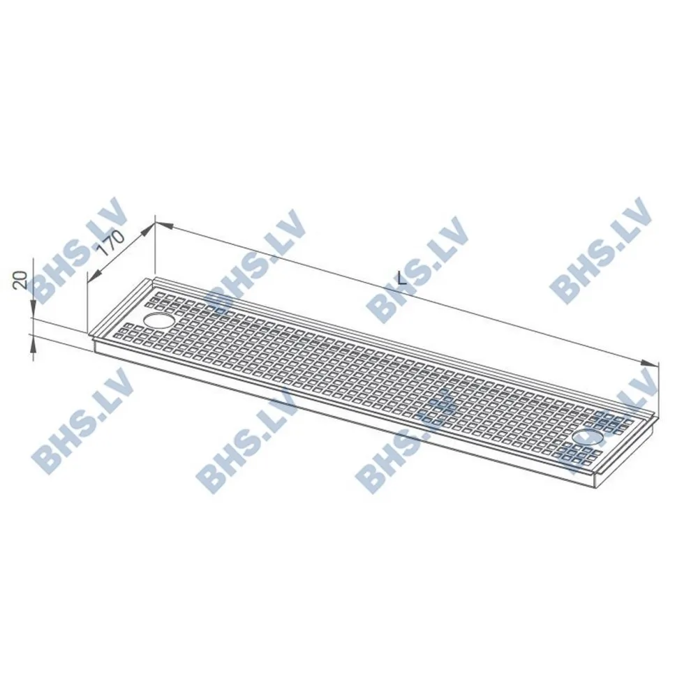 Drenāžas paliktnis bāram 800 (Z-DTFB-80/17/2)