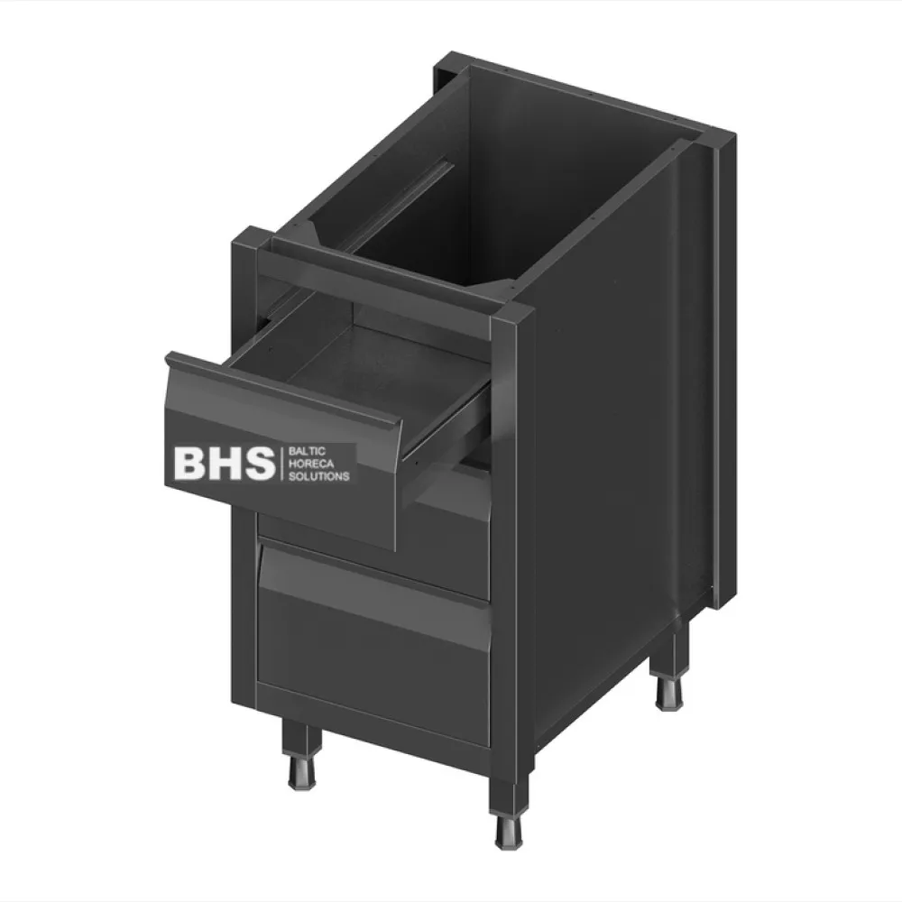 Moduļu plaukts ar 3 atvilktnēm 440 (Z-M-DRAWER2-44/67/86)